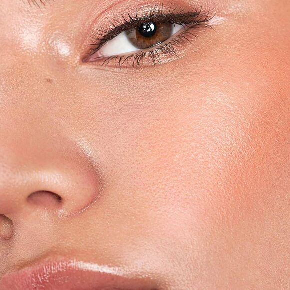 EM Cosmetics Radiant Veil Blush in Magic Hour pink sparkles lightweight NWT - Picture 2 of 12